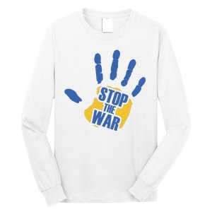 Stops The War Ukraine Peace Long Sleeve Shirt