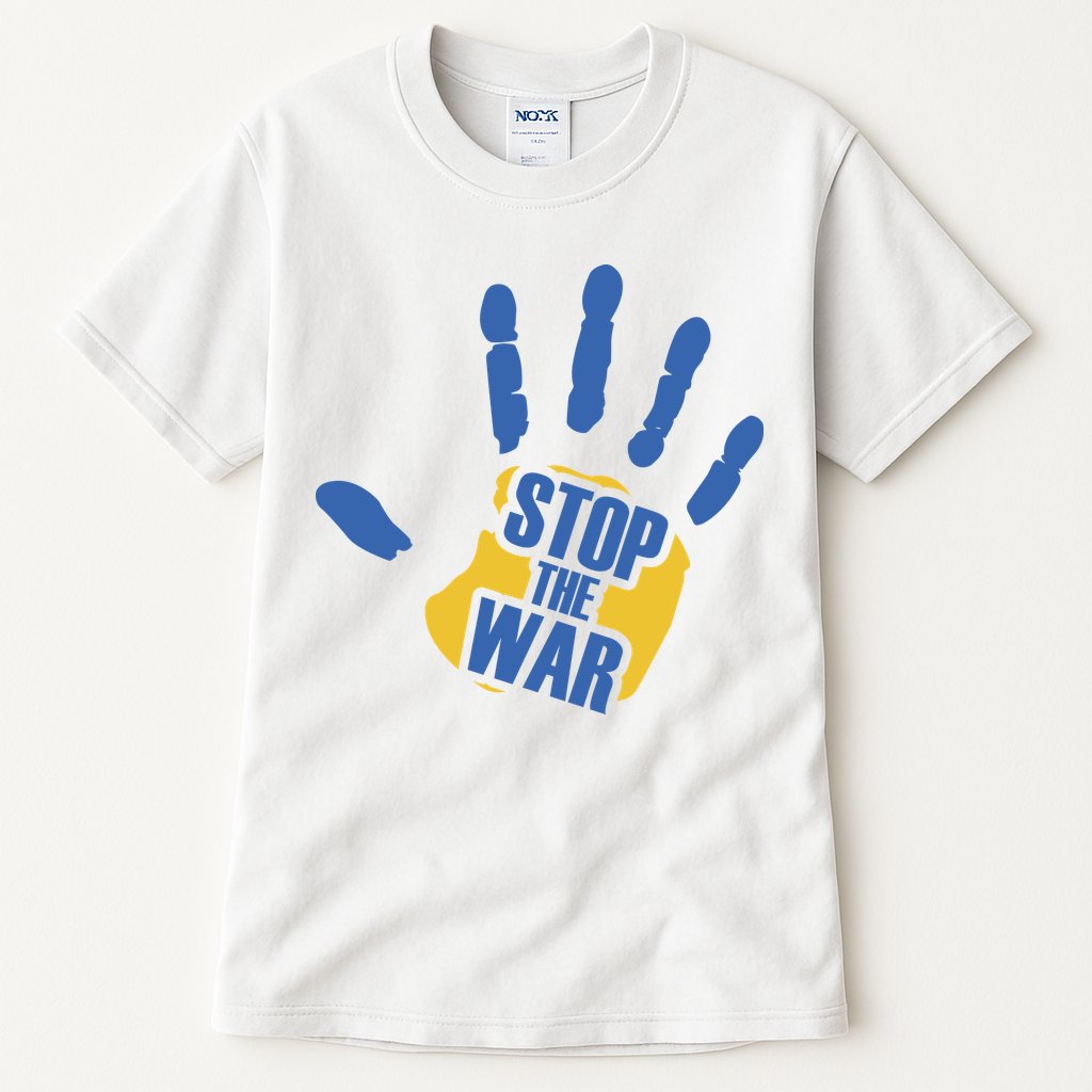 Stops The War Ukraine Peace Tall T-Shirt
