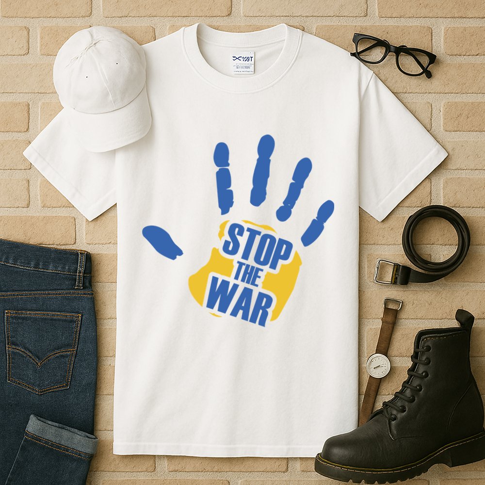Stops The War Ukraine Peace Tall T-Shirt