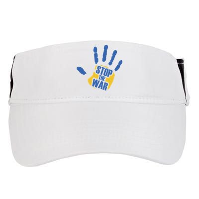 Stops The War Ukraine Peace Adult Drive Performance Visor