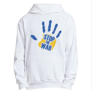 Stops The War Ukraine Peace Urban Pullover Hoodie