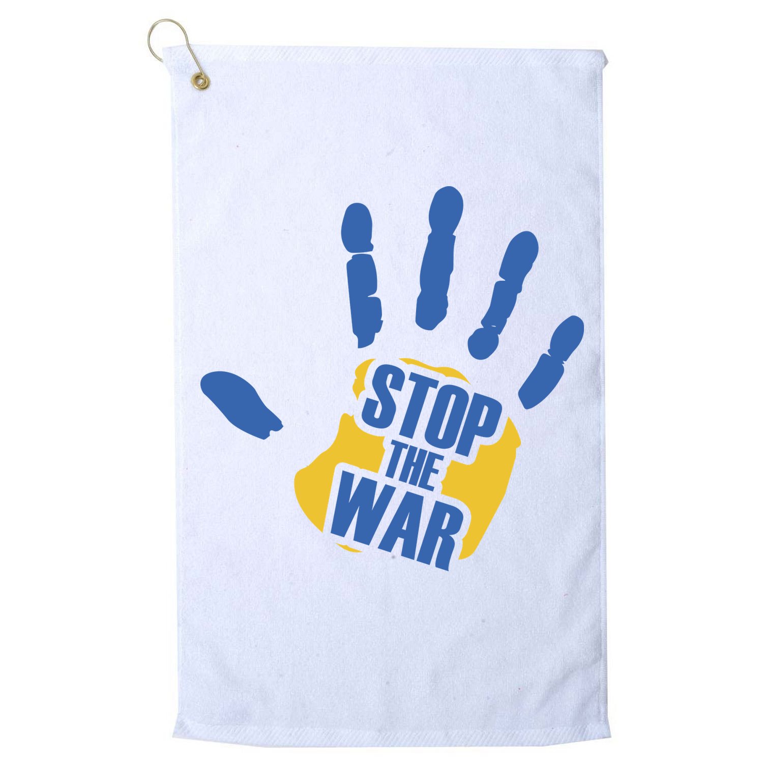 Stops The War Ukraine Peace Golf Towel