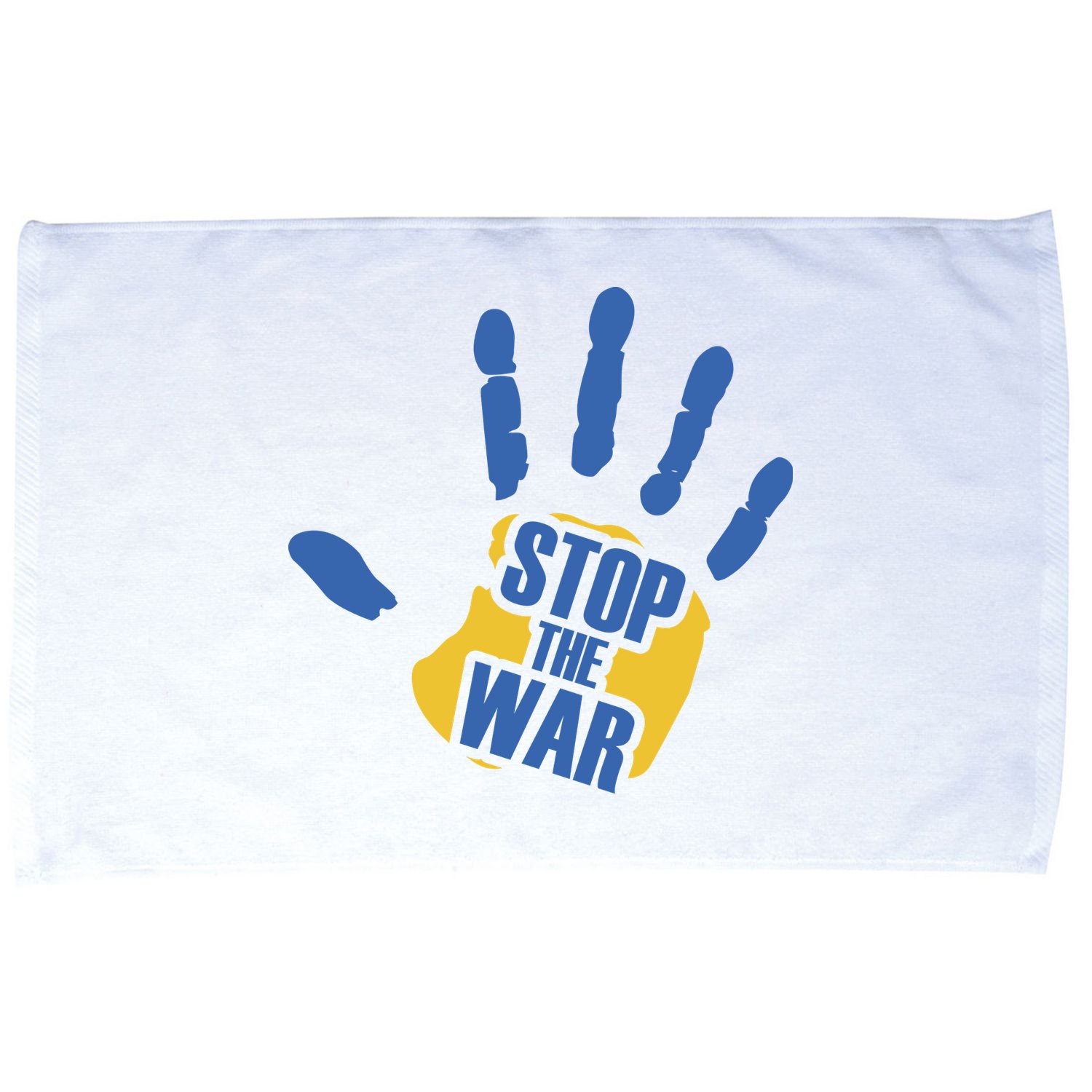 Stops The War Ukraine Peace Microfiber Hand Towel