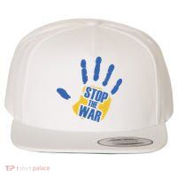 Stops The War Ukraine Peace Wool Snapback Cap