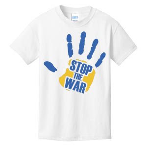 Stops The War Ukraine Peace Kids T-Shirt