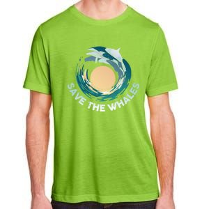 Save The Whales Gift Adult ChromaSoft Performance T-Shirt