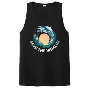 Save The Whales Gift PosiCharge Competitor Tank