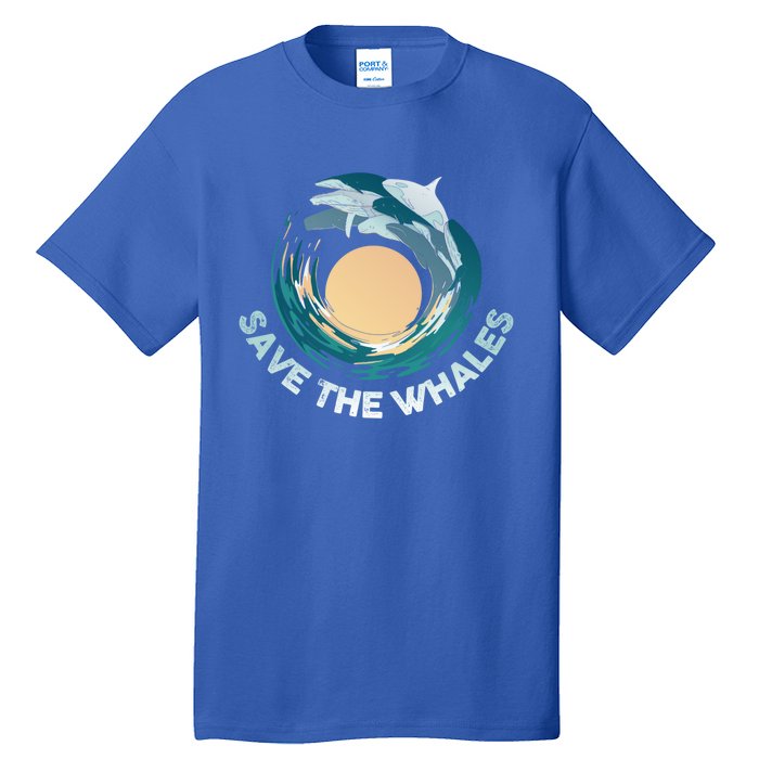 Save The Whales Gift Tall T-Shirt