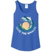 Save The Whales Gift Ladies Essential Tank