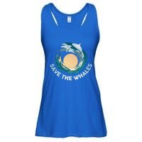 Save The Whales Gift Ladies Essential Flowy Tank