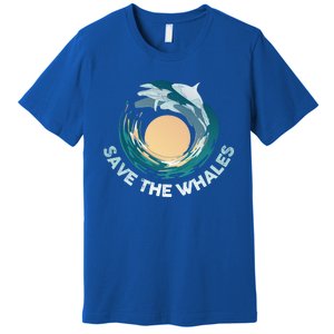 Save The Whales Gift Premium T-Shirt