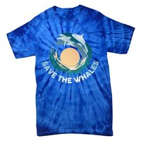 Save The Whales Gift Tie-Dye T-Shirt