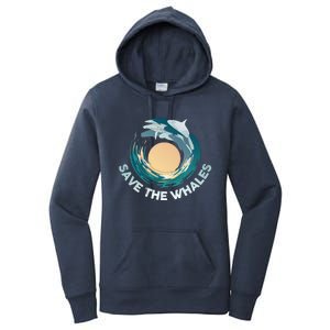 Save The Whales Gift Women's Pullover Hoodie