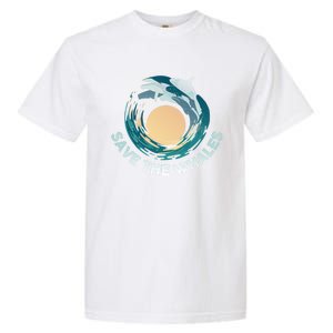 Save The Whales Gift Garment-Dyed Heavyweight T-Shirt