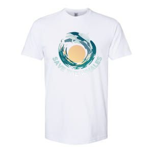 Save The Whales Gift Softstyle CVC T-Shirt