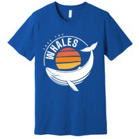 Save The Whale Environtal Activist Climate Blue Whale Cool Gift Premium T-Shirt