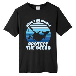 Save The Whale Protect The Ocean Gift Tall Fusion ChromaSoft Performance T-Shirt