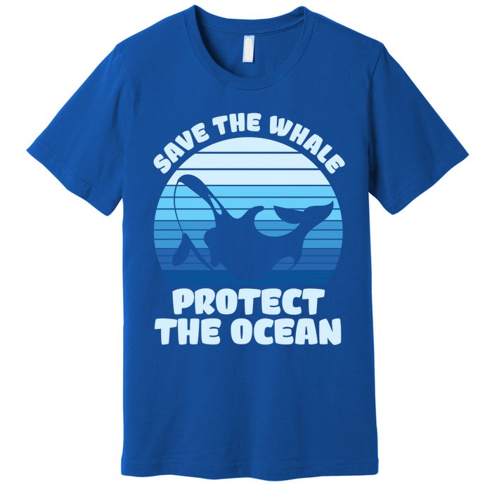 Save The Whale Protect The Ocean Gift Premium T-Shirt