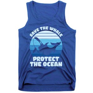 Save The Whale Protect The Ocean Gift Tank Top