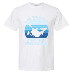 Save The Whale Protect The Ocean Gift Garment-Dyed Heavyweight T-Shirt