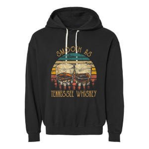 Smooth Tennessee Whiskey Graphic Western Cactus Mountains Garment-Dyed Fleece Hoodie