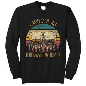 Smooth Tennessee Whiskey Graphic Western Cactus Mountains Tall Sweatshirt