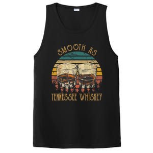 Smooth Tennessee Whiskey Graphic Western Cactus Mountains PosiCharge Competitor Tank