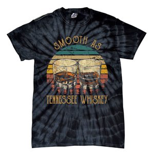 Smooth Tennessee Whiskey Graphic Western Cactus Mountains Tie-Dye T-Shirt