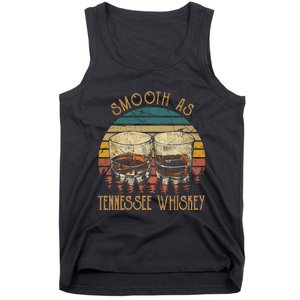 Smooth Tennessee Whiskey Graphic Western Cactus Mountains Tank Top