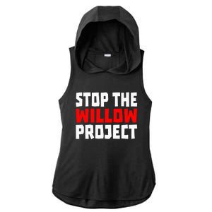 Stop The Willow Project Ladies PosiCharge Tri-Blend Wicking Draft Hoodie Tank