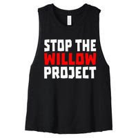 Stop The Willow Project Women's Racerback Cropped Tank