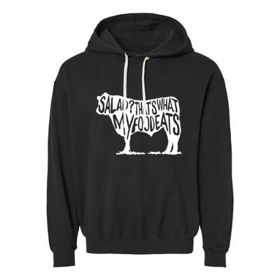 Salad ThatS What My Food Eats Garment-Dyed Fleece Hoodie