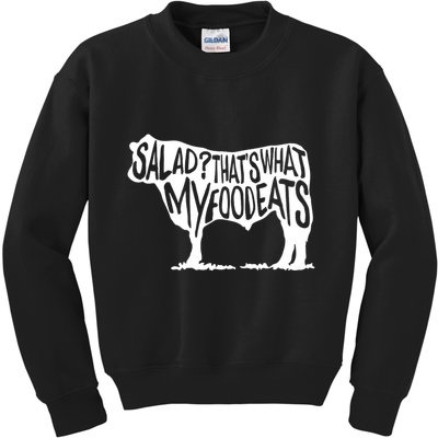 Salad ThatS What My Food Eats Kids Sweatshirt