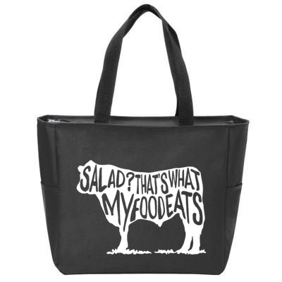 Salad ThatS What My Food Eats Zip Tote Bag