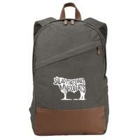Salad ThatS What My Food Eats Cotton Canvas Backpack