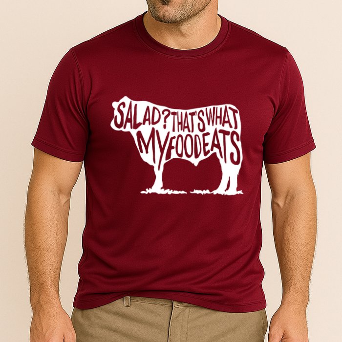 Salad ThatS What My Food Eats Cooling Performance Crew T-Shirt