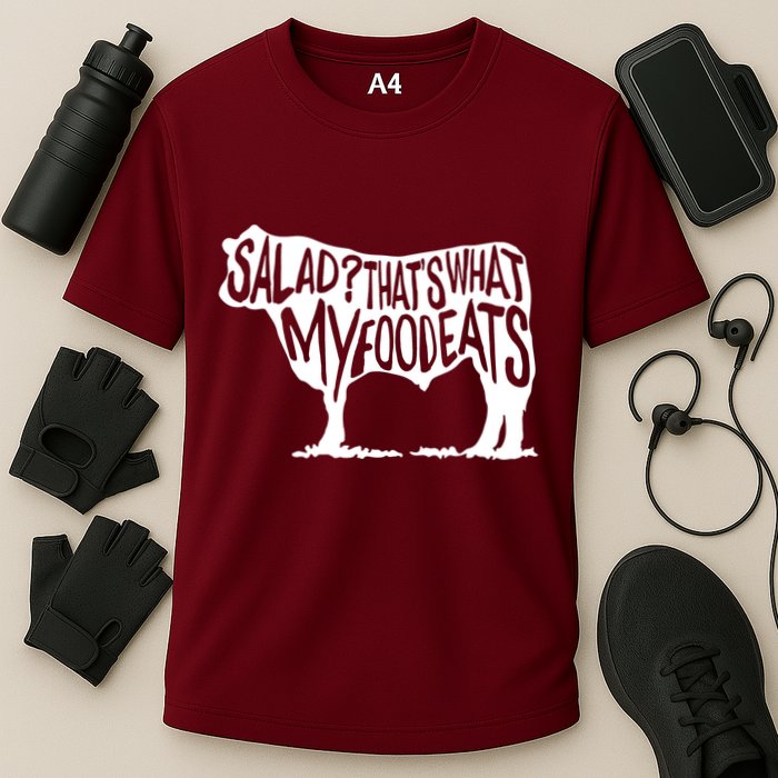 Salad ThatS What My Food Eats Cooling Performance Crew T-Shirt