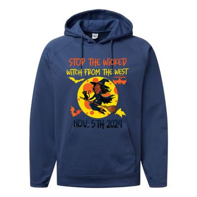 Stop The Wicked Witch From The West Nov. 5th 2024 Performance Fleece Hoodie