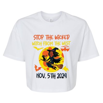 Stop The Wicked Witch From The West Nov. 5th 2024 Bella+Canvas Jersey Crop Tee