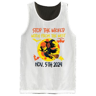 Stop The Wicked Witch From The West Nov. 5th 2024 Mesh Reversible Basketball Jersey Tank