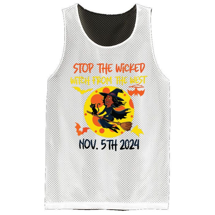 Stop The Wicked Witch From The West Nov. 5th 2024 Mesh Reversible Basketball Jersey Tank