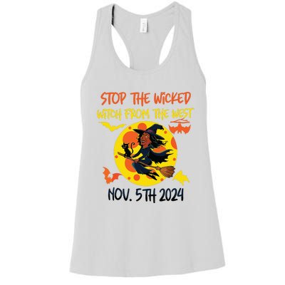 Stop The Wicked Witch From The West Nov. 5th 2024 Women's Racerback Tank