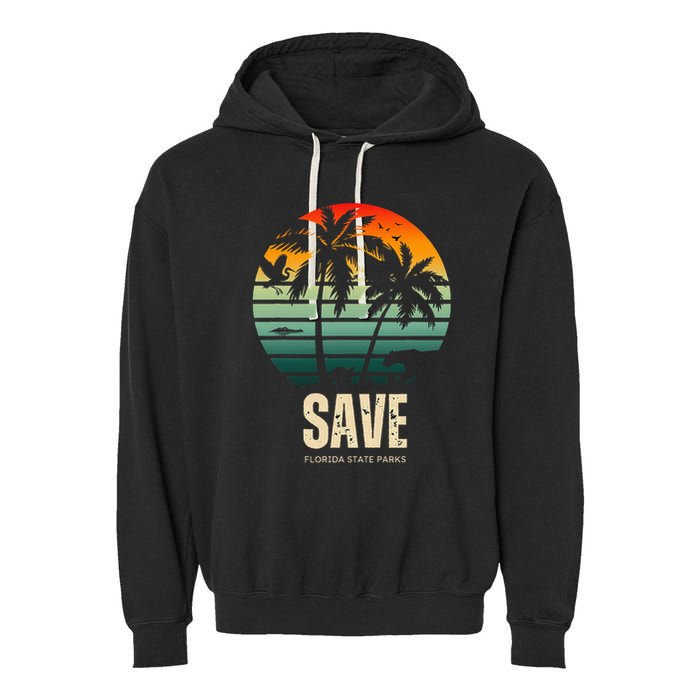 Save The Wildlife Garment-Dyed Fleece Hoodie