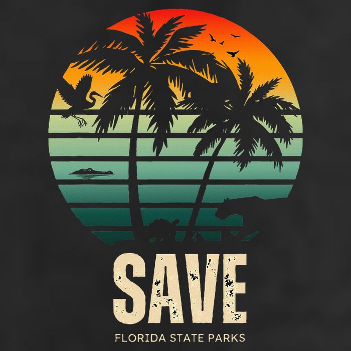 Save The Wildlife 7 Panel Mesh Trucker Snapback Hat