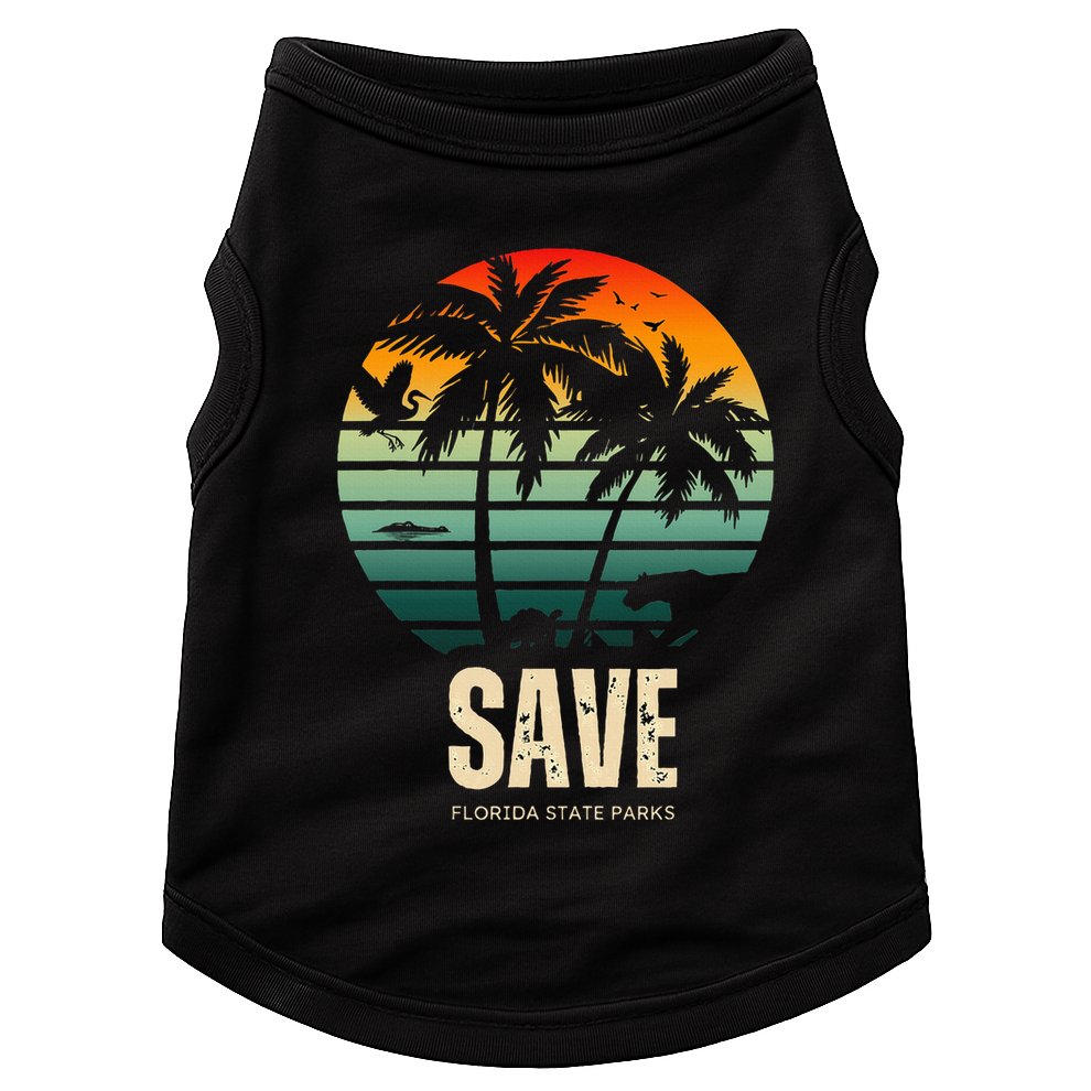 Save The Wildlife Doggie Tank