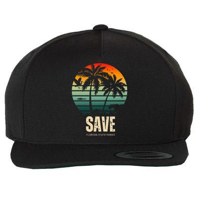 Save The Wildlife Wool Snapback Cap