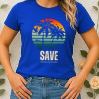 Save The Wildlife Womens T-Shirt