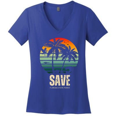 Save The Wildlife Women's V-Neck T-Shirt