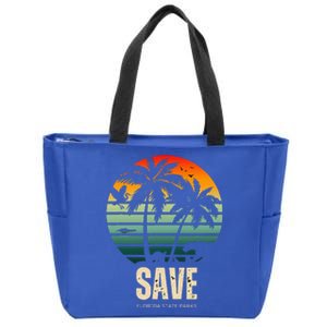 Save The Wildlife Zip Tote Bag