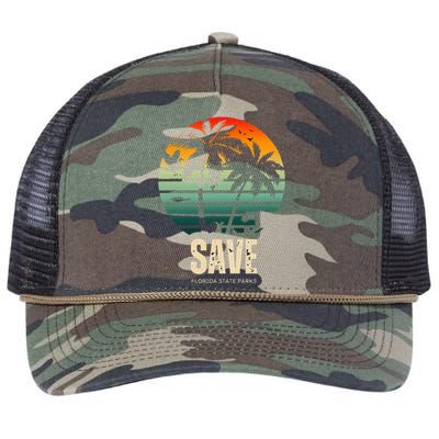 Save The Wildlife Retro Rope Trucker Hat Cap